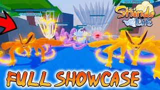 Shindo Life Gen 2 Tailed Beasts Full Showcase Brand New Tailed Beasts Shindo Life [upl. by Silloh]