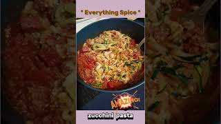 Zucchini Pasta ketofriendly dynomite everythingspice [upl. by Areek]