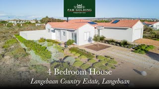 4 bedroom house for sale in Langebaan Country Estate  Pam Golding Properties [upl. by Cyma998]