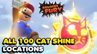 Bowsers Fury  All 100 Cat Shine Locations Walkthrough [upl. by Edrei]