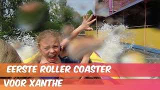 EERSTE ROLLER COASTER 🎢 IN WALIBI VOOR XANTHE  familie Meerschaert vlog [upl. by Notlehs]