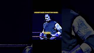 PHANTOM MASK THEN ampNOW undertaker wwe [upl. by Alyahsal938]