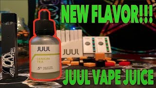 How to Refill Juul pods LEMON TEA VAPE JUICE [upl. by Uta]