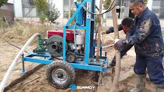 HF260D water well drilling rig sunmoy boreholedrilling waterdrilling [upl. by Liahkim]