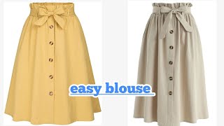 💥Cắt may váy rất thời trang chỉ với 1m vải không dây kéo sewing tutorials le fashion [upl. by Callista]