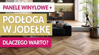 PANELE WINYLOWE  ułożenie w jodełkę podłoga winylowa Zawsze modny wzór [upl. by Gensler]