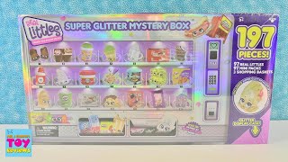 Shopkins Real Littles Super Glitter Mystery Box Unboxing Opening  PSToyReviews [upl. by Labana]