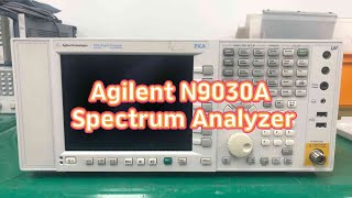 Agilent N9030A Signal Analyzer PXA [upl. by Cyrillus320]