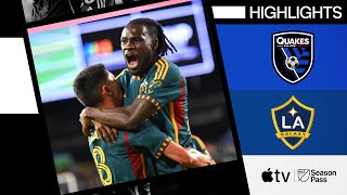 San Jose Earthquakes vs LA Galaxy  Full Match Highlights  March 2 2024 [upl. by Joiner]