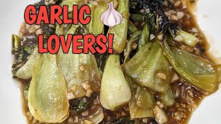 GARLIC LOVERS BOK CHOY AIR FRYER [upl. by Llerrahs561]