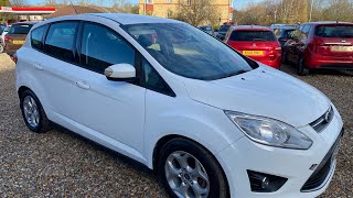 13 13 FORD CMAX 16 TDCi Zetec MPV 5dr Diesel Manual Euro 5 115 ps [upl. by Lodie]