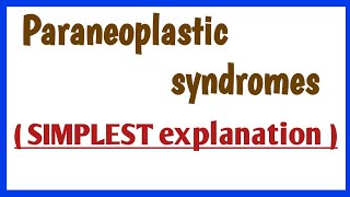 paraneoplastic syndrome [upl. by Hiller]