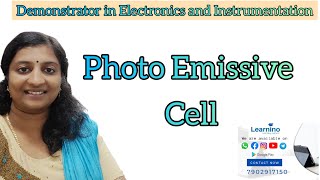 Photo emissive cell Demonstrator in electronics and instrumentation [upl. by Mendel]