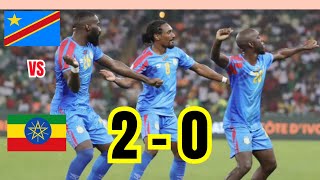 DR Congo vs Ethiopie 20 Résumé et Buts Match AFCON2025  RD Congo vs Ethiopia Highlights [upl. by Eidnew]