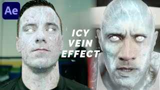 Icy Vein Effect like The Rock  After Effects Tutorial [upl. by Lacagnia]