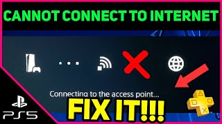 PS5 CANNOT CONNECT TO INTERNET EASY FIX [upl. by Guimar]