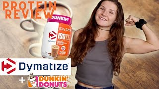 Dymatize ISO100 Dunkin’ Donuts Protein Review  Prep Grocery Haul [upl. by Woodman]