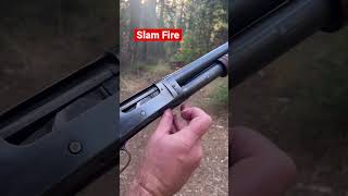 Winchester 1897 load and slam fire [upl. by Ardnuasac]