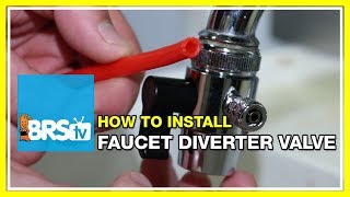 How to install a faucet diverter valve  BRStv HowTo [upl. by Uke]