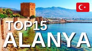 ALANYA TURKEY Top 15 AMAZING Things to Do in Alanya MUST WATCH [upl. by Reld]