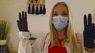 ASMR Doctors medical visit  cranial exam  face touching  personal attention  soft spoken [upl. by Alissa]