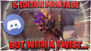 5 EDITORS 1 MONTAGE But With a Twist [upl. by Davena]