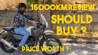 Royal Enfield Himalayan 15000 km Review [upl. by Nort]