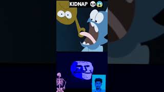 Kidnap 😱💀 trollface internetmeme spongebob meme shorts memes trollmeme cartoon pencilmation [upl. by Grantley]