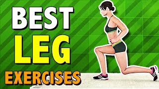 Best Leg Exercises Quick Home Routine [upl. by Hannazus]