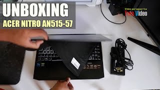 Acer Nitro 5 AN51557 RTX 3050 Unboxing [upl. by Trista]