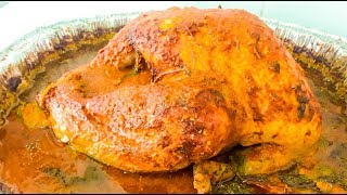 COMO HACER PAVO HORNEADO EN SALSA SALVADOREÑA  TURKEY paso a paso ll Gloria Castro [upl. by Robers]