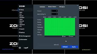 How to Set Motion Detections Recording Schedule [upl. by Aihsatsan207]