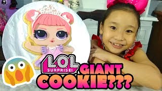 LOL Surprise Doll  GIANT LOL Cookie DIY [upl. by Eniawtna]