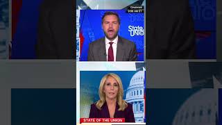 JD Vance Confronts Dana Bash Stop Interrupting—Let Me Answer the Questions [upl. by Anitsuj]