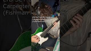 Legator Opus 7 vs LTD SCT607B Guitar Comparison guitar 7string metal axefx [upl. by Neirrad]