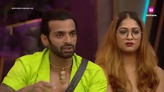 Bigg Boss Kannada 10  Tiff between Vinay amp Sangeetha  Kiccha Sudeep  Streaming Free  JioCinema [upl. by Efinnej429]