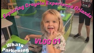 Crayola Experience Orlando Vlog 01 [upl. by Drewett]