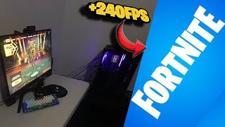 Mi nuevo Setup para competir en Fortnite240FPS [upl. by Cordey]