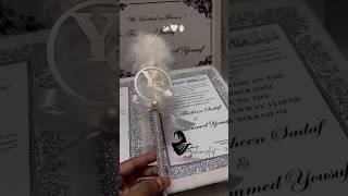 Wadding items 🤩 Nikaah pen mirror 🪞 booklet wedding [upl. by Aniratak]