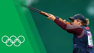 How Kim Rhode USA became the most decorated female Olympic shooter [upl. by Ydnirb]