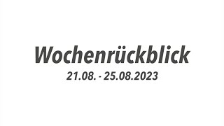 TV Schwerin Wochenrückblick vom 2108  25082023 [upl. by Odraccir]