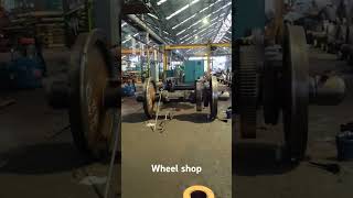 Wheel shop railway trainjourney kgp traintravel love music railway [upl. by Ydolem28]