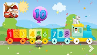 LEGO DUPLO WORLD 🧱 NUMBER TRAIN—Toot Toot All aboard for learning early math skills [upl. by Anigue]