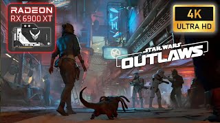 Star Wars Outlaws  4K  FSR 3  FG  Ultra settings  6900 XT  R9 5950x [upl. by Kellsie776]