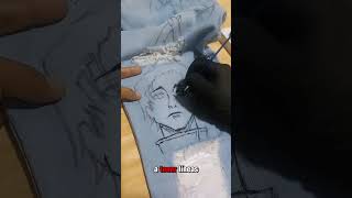 Pantalones pintados a mano maisafreestyle jujutsukaisen yujiitadori [upl. by Ardnuaed]