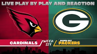 Cardinals vs Packers Live Play by Play amp Reaction [upl. by Wells497]