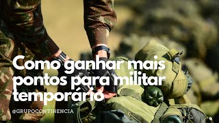 Quais os melhores cursos complementares para ganhar mais pontos militar temporário [upl. by Ahtivak]