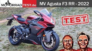 MV Agusta F3 RR 2022  Test der SuperSport Rakete aus Italien [upl. by Nudd]