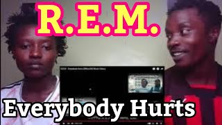 REM  Everybody Hurts Official HD Music Video  REACTION VIDEO [upl. by Aicenert]