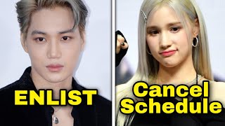 Huening Bahiyyih not attending Kep1er’s showcase amp EXO‘s Kai enlisting in army kpop [upl. by Web488]